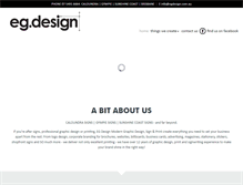 Tablet Screenshot of egdesign.com.au